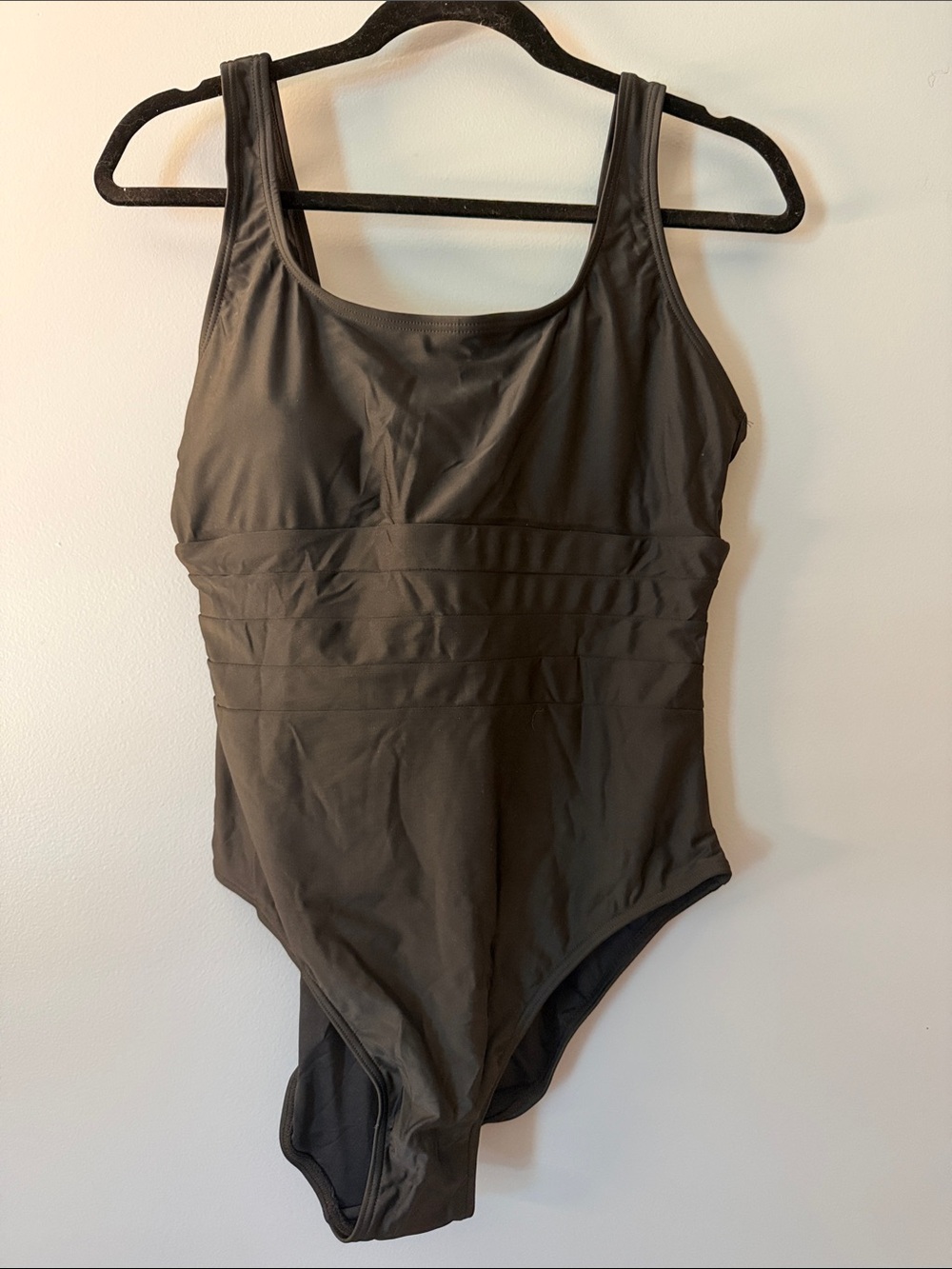 Classic Black One-Piece Swimsuit Size L Cupshe Brand New